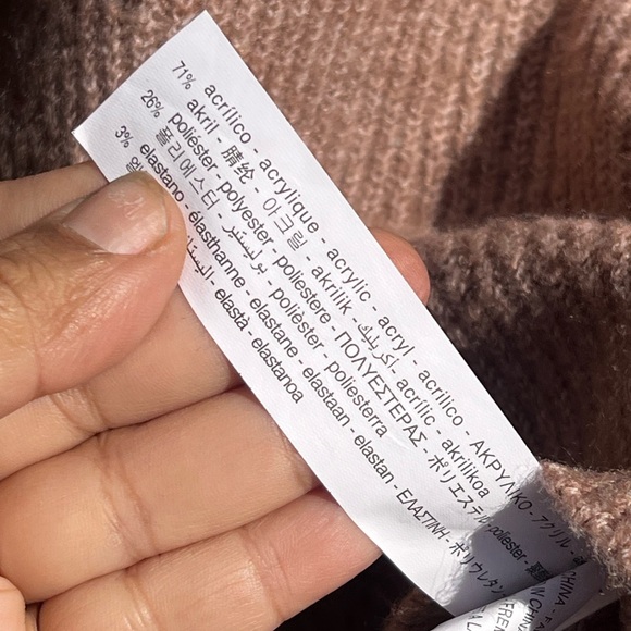 Zara Baby Girl Knit Acrylic Sweater Dress - Picture 7 of 8